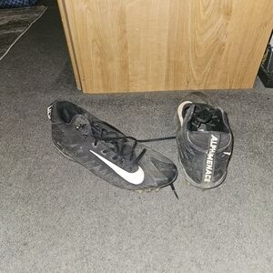 Nike Alpha Menace Black Football Cleats